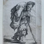 Jan George Van Vliet - Incisione 1632 - Serie Mendicanti