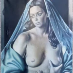 Gregorio Sciltian - Multiplo su Tela - La Velata