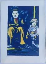 Giangiacomo Spadari - Litografia firmata e datata 1977