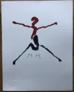 MARINO MARINI lettera "X" Fotolitografia firmata numerata timbrata Bolaffi Arte