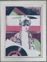 Bruno Caruso - Litografia a colori - Firmata - Anni 70