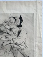 Jacques Villon - La Grande Soeur - Puntasecca - 1904 - immagine 4