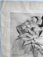 Jacques Villon - La Grande Soeur - Puntasecca - 1904 - immagine 5