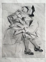 Jacques Villon - La Grande Soeur - Puntasecca - 1904