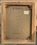 Giuseppe Guarino - Olio su Tela - Anni 70 - Pittore Croato Milanese - immagine 7