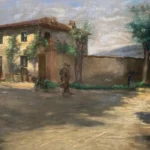 Emilio Longoni - Pastelli su carta intelata - Firmato